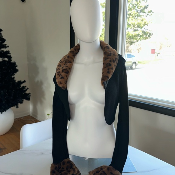 Say What? Jackets & Blazers - Say What? Black Knit Top